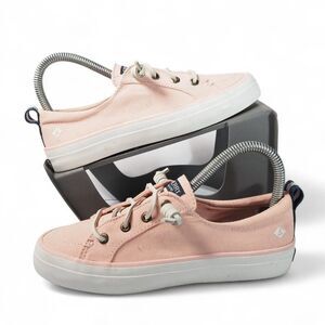 Sperry Crest Vibe Canvas 'Pink' Casual Shoes Women's 5.5 STS84903